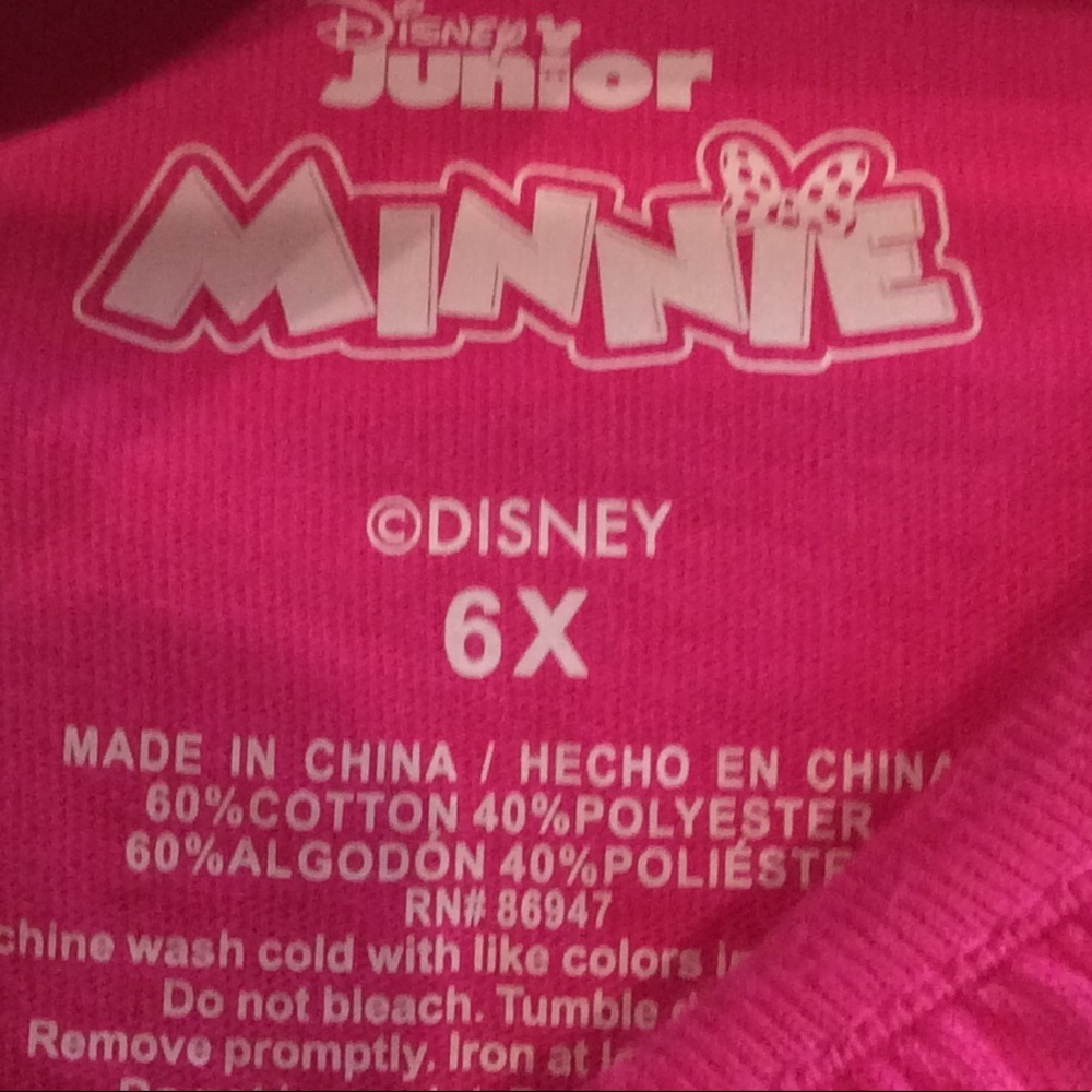 Minnie Mouse Girls' 3-Pack Tees. NWT. - Picture 9 of 9